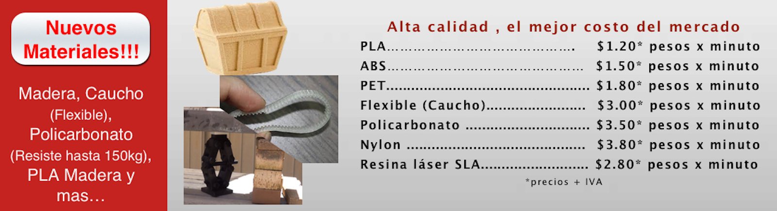 NUEVOS MATERIALES PARA IMPRESIÓN EN 3D